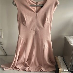 Roz & Ali Blush Pink Midi Dress